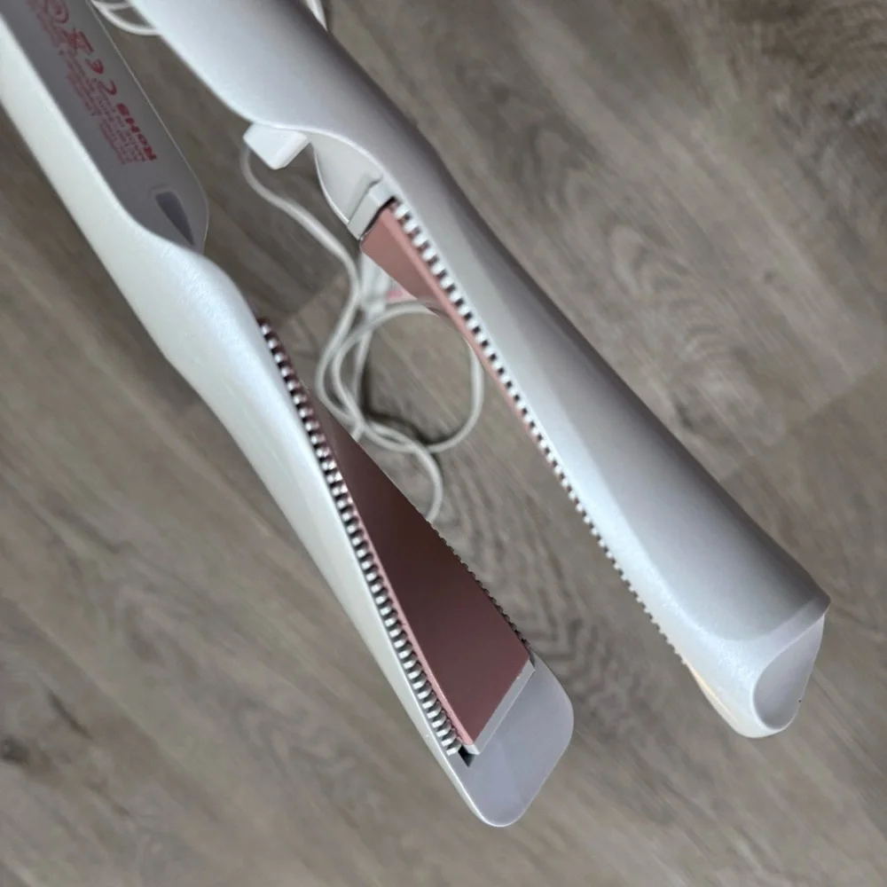 Luxe + Willow Bio Swirl 2 in 1 Hair Styling Tool Straightener Flat Iron Curling